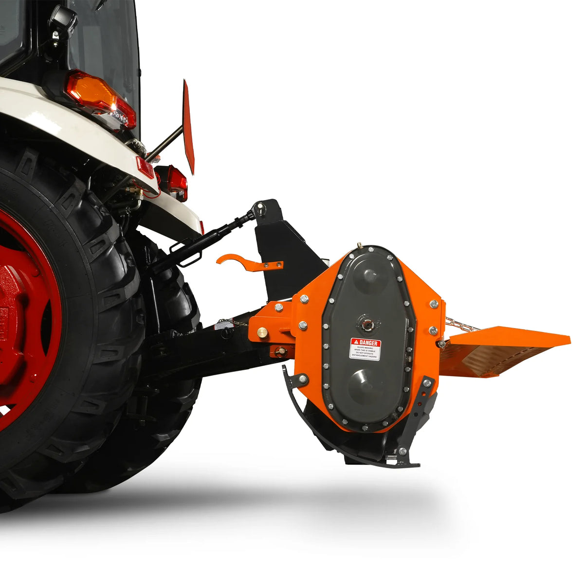 6FT 3-Point Gear Drive Rotary Tiller, 30-60HP Tractor, PTO Shaft Included (With Slip Clutch), Cat. 2 Hookup, R - view 17