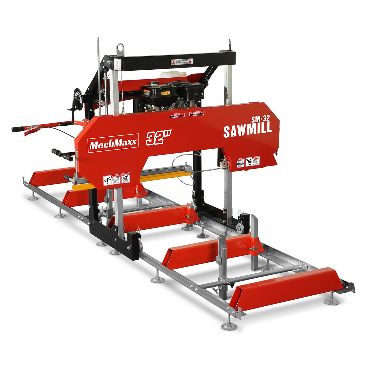 32 in Portable Sawmill, 420cc 15 HP DUCAR E-Start Gas Engine, 29 in Board Width, 13 ft Track, SM32 - view 25