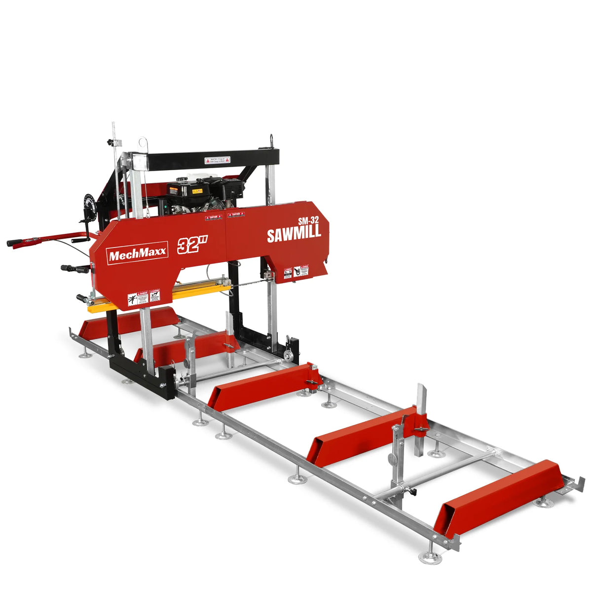 32 in Portable Sawmill, 420cc 15 HP DUCAR E-Start Gas Engine, 29 in Board Width, 13 ft Track, SM32 - view 18