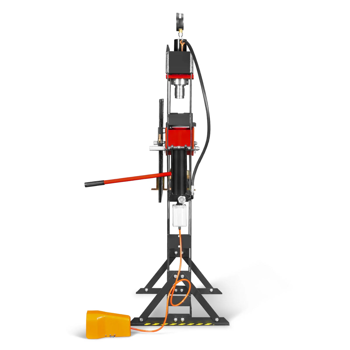 20 Ton H-Frame Air/Hydraulic Shop Press with Press Pin Kit, Fully Welded Steel Frame, Safety Guard, Foot Pedal - view 27