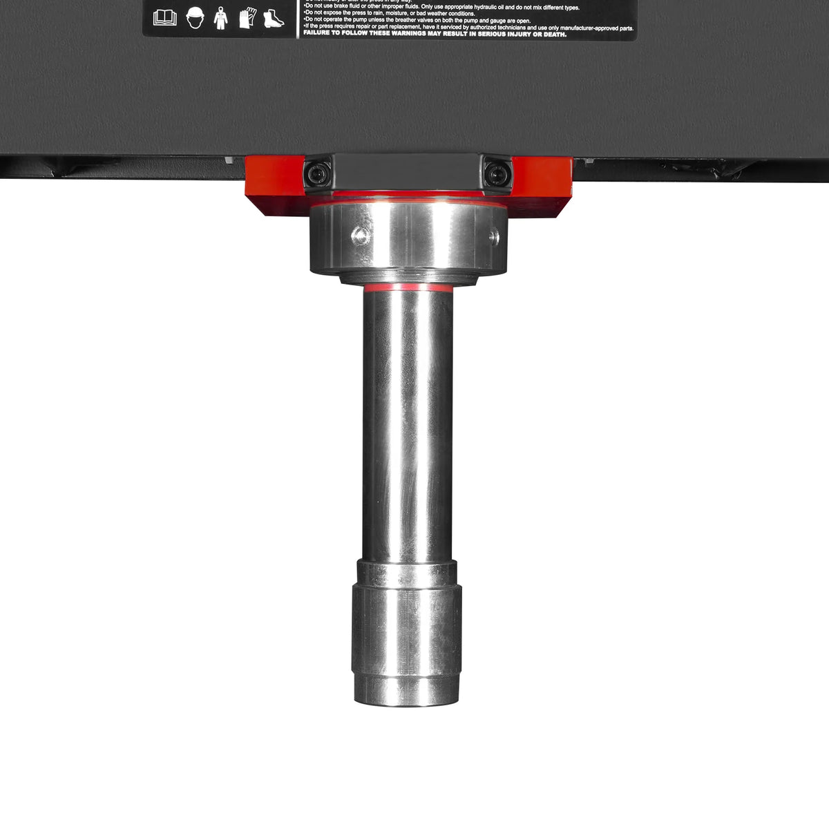 20 Ton H-Frame Air/Hydraulic Shop Press with Press Pin Kit, Fully Welded Steel Frame, Safety Guard, Foot Pedal - view 12