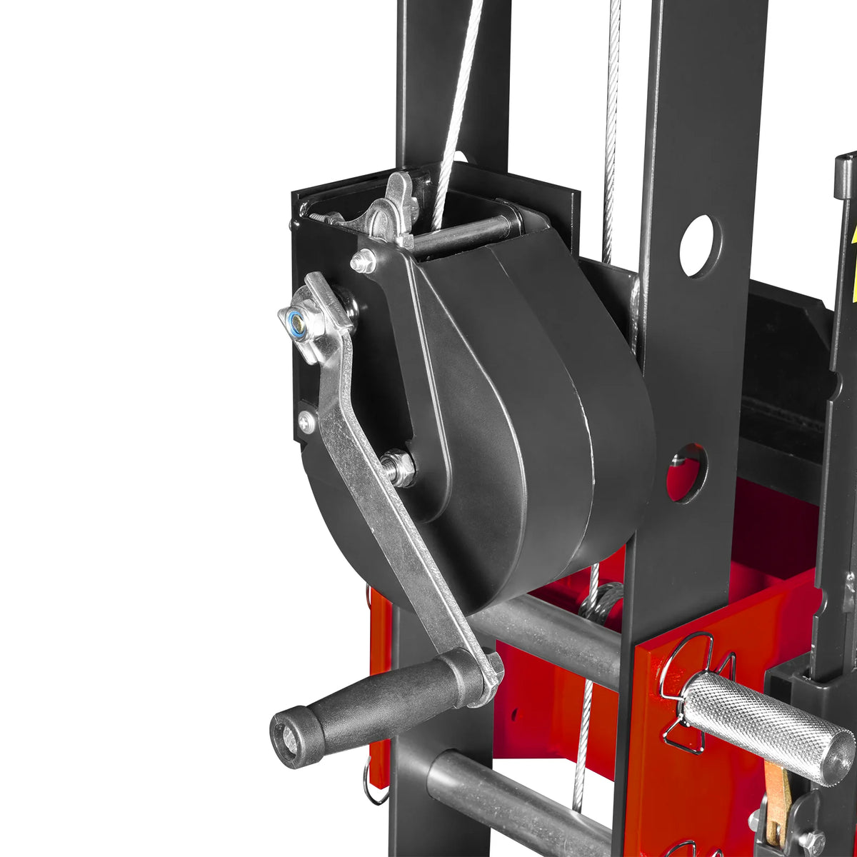 30 Ton H-Frame Air/Hydraulic Shop Press with Hand Winch & Press Pin Kit, Fully Welded Steel Frame, Safety Guar - view 16