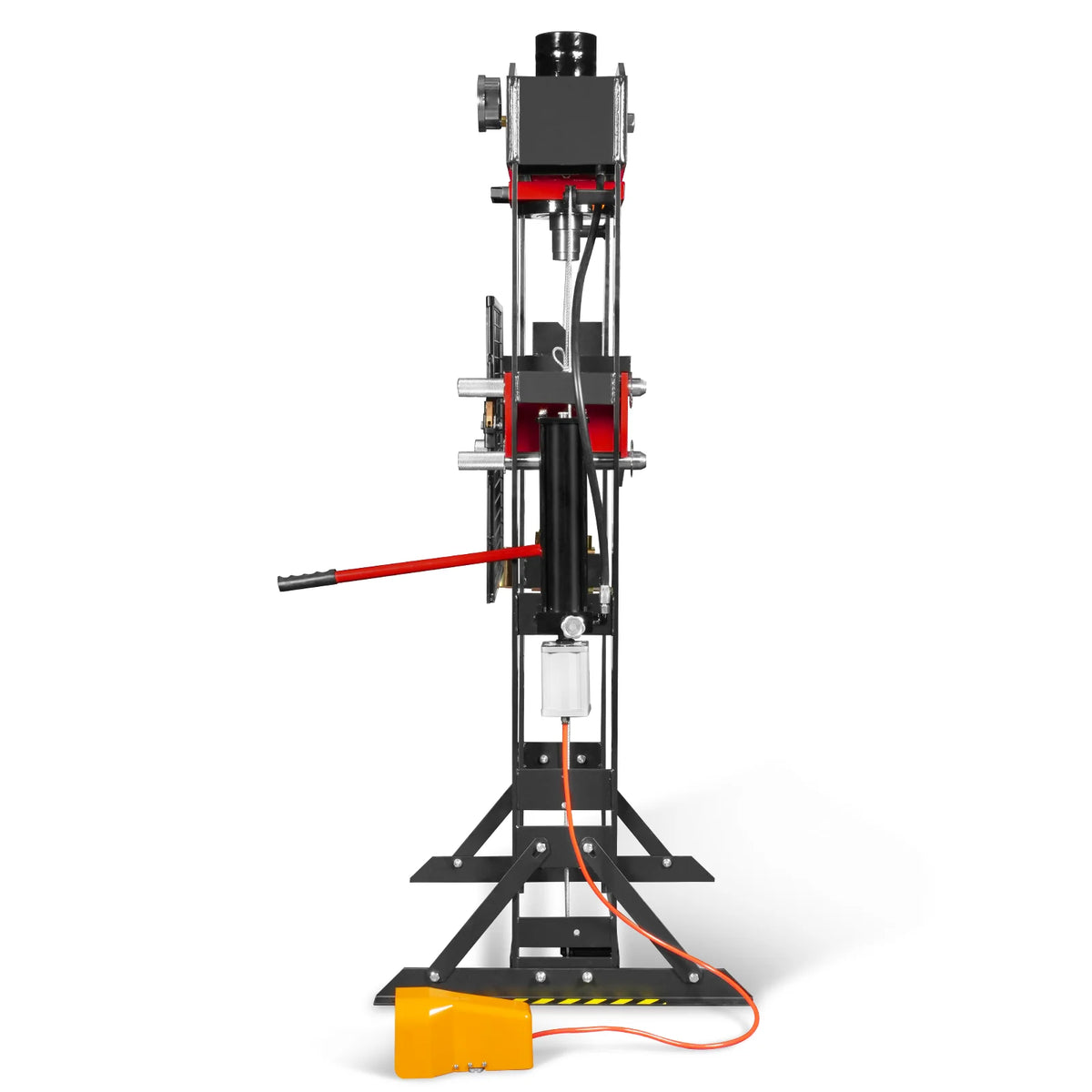 50 Ton H-Frame Air/Hydraulic Shop Press with Hand Winch & Press Pin Kit, Fully Welded Steel Frame, Safety Guar - view 27