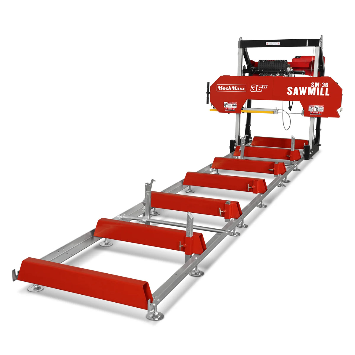 36" MAX Portable Sawmill, 25 HP 750cc ZONSEN V-Twin Engine, 36" Board Width, 20' Track Length, SM-36MAX - view 18