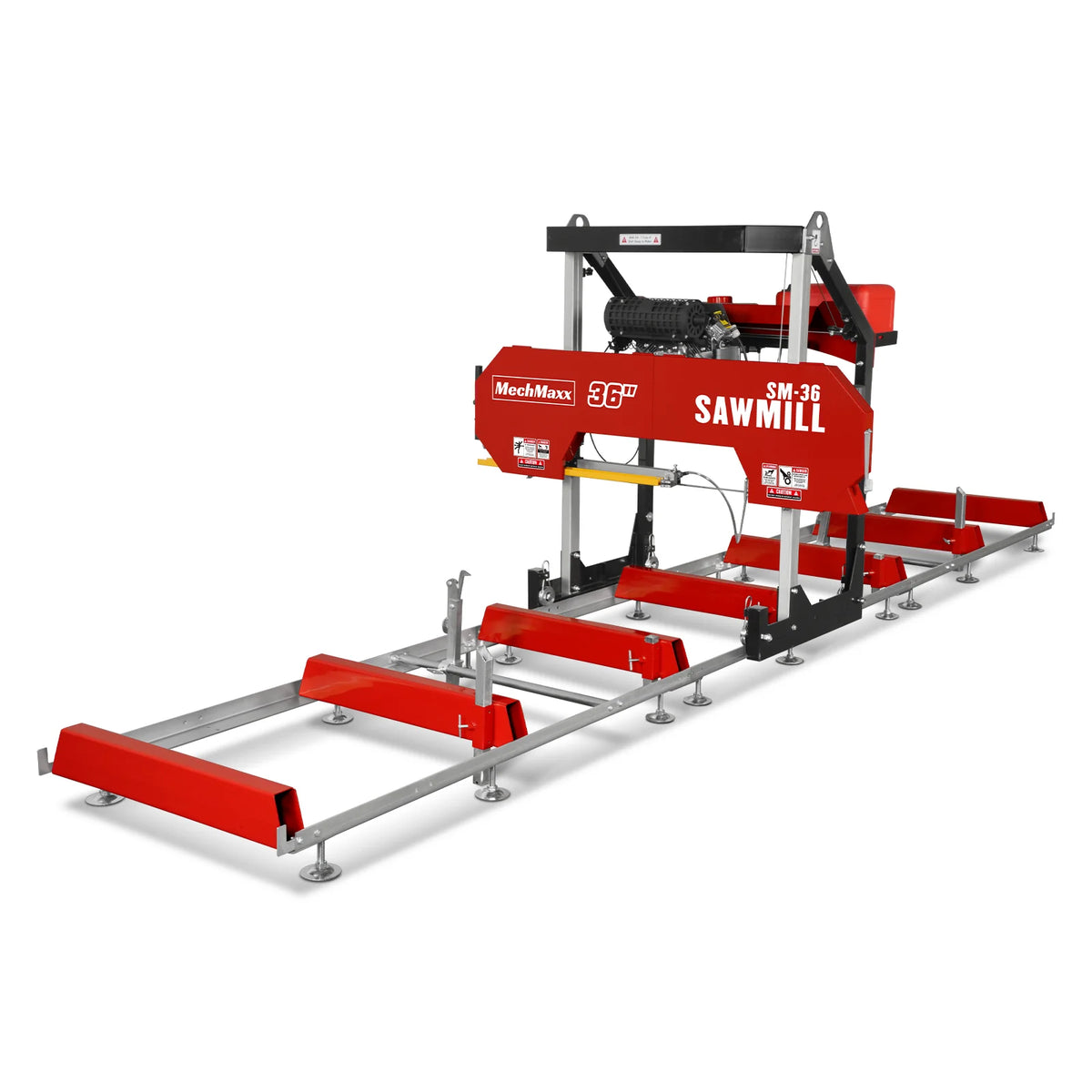 36" MAX Portable Sawmill, 25 HP 750cc ZONSEN V-Twin Engine, 36" Board Width, 20' Track Length, SM-36MAX - view 22