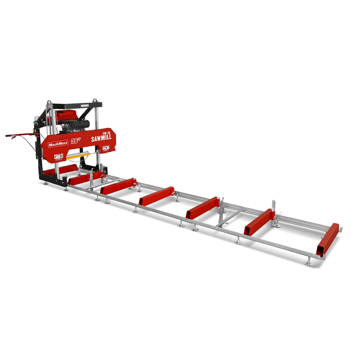 36" MAX Portable Sawmill, 3-Point PTO Stump Grinder & Forestry Log Skidding Winch Bundle - view 35