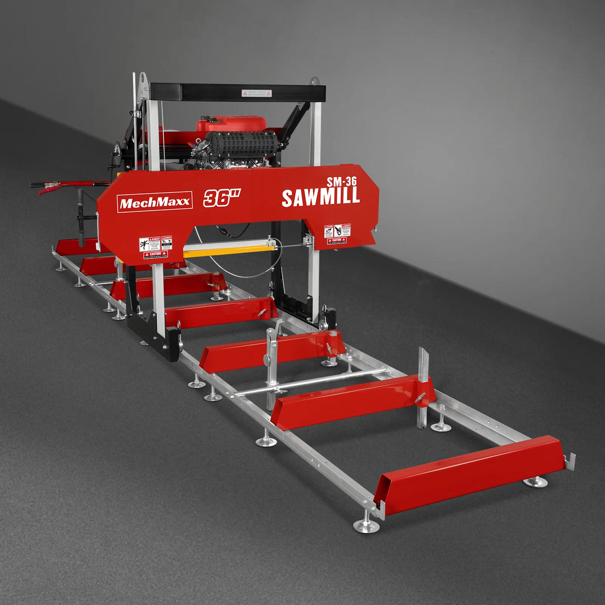 36" MAX Portable Sawmill, 3-Point PTO Stump Grinder & Forestry Log Skidding Winch Bundle - view 32