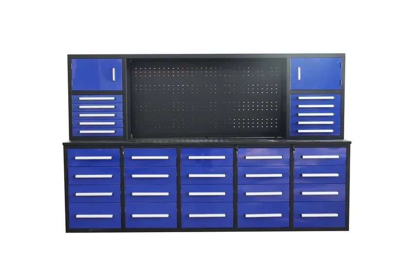 CAEL Tool Box 30D Établi servante 10 FT – 30 tiroirs, cadre acier renforcé