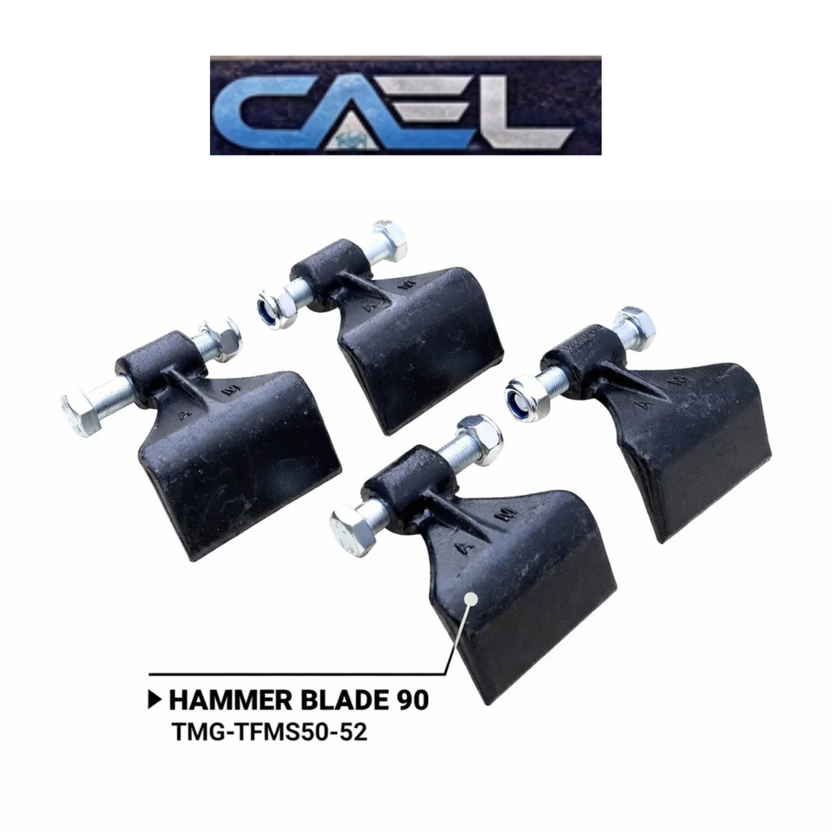 CAEL EFGCH-155 Broyeur à fléaux à déport hydraulique 60" – 30–40 HP