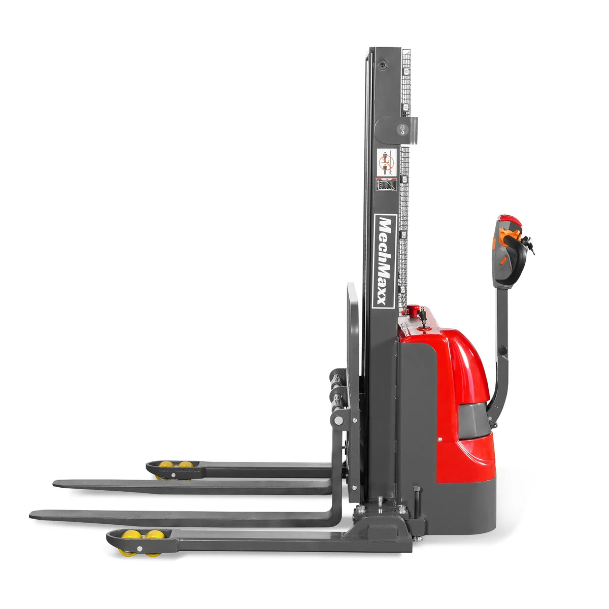 2640lbs Electric Straddle Stacker, 98" Lift, Adjustable Legs & Forks, F26-98SLA - view 21