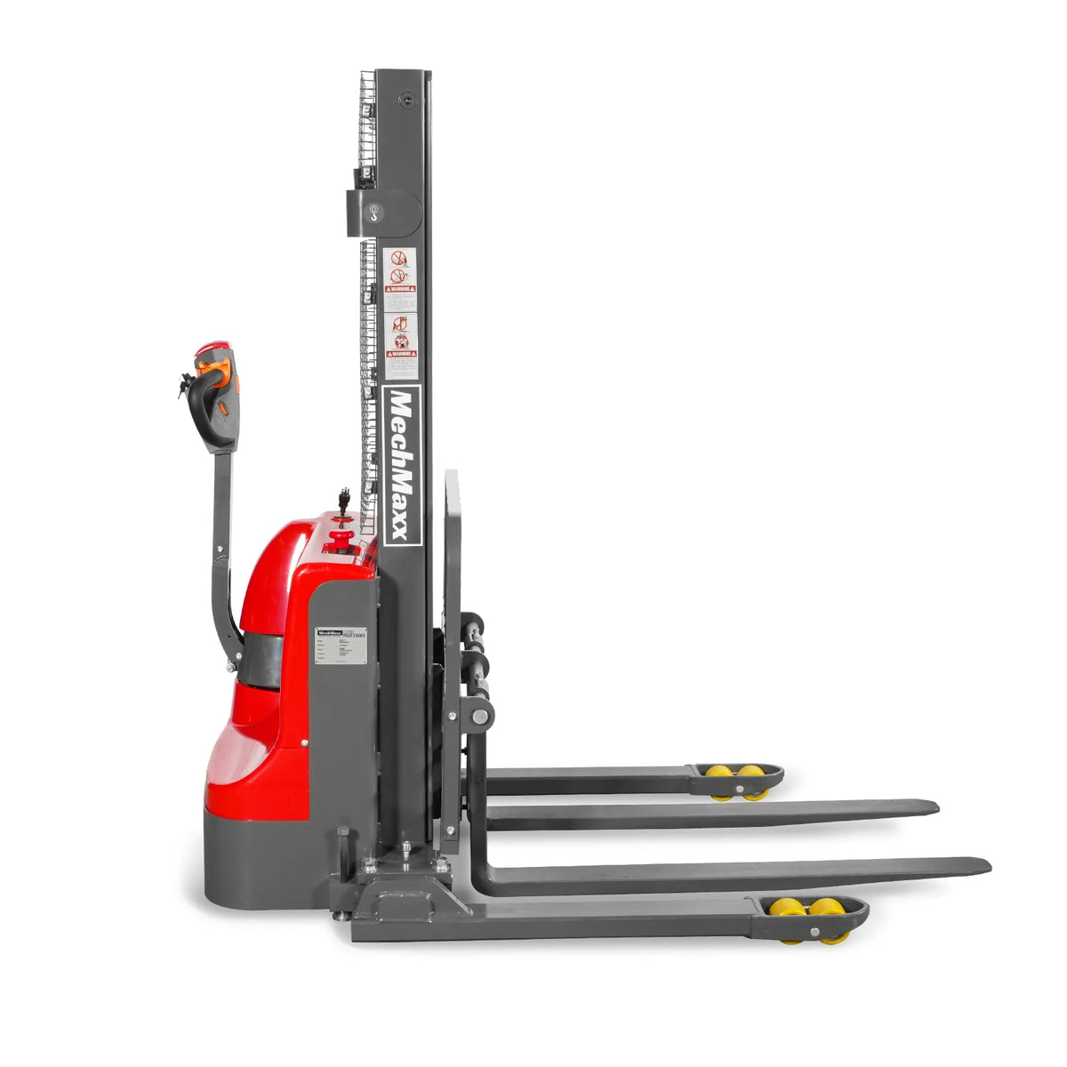 2640lbs Electric Straddle Stacker, 98" Lift, Adjustable Legs & Forks, F26-98SLA - view 24