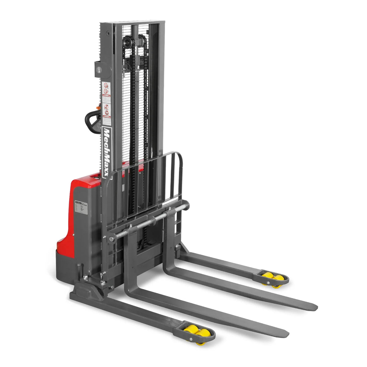 2640lbs Electric Straddle Stacker, 98" Lift, Adjustable Legs & Forks, F26-98SLA - view 25