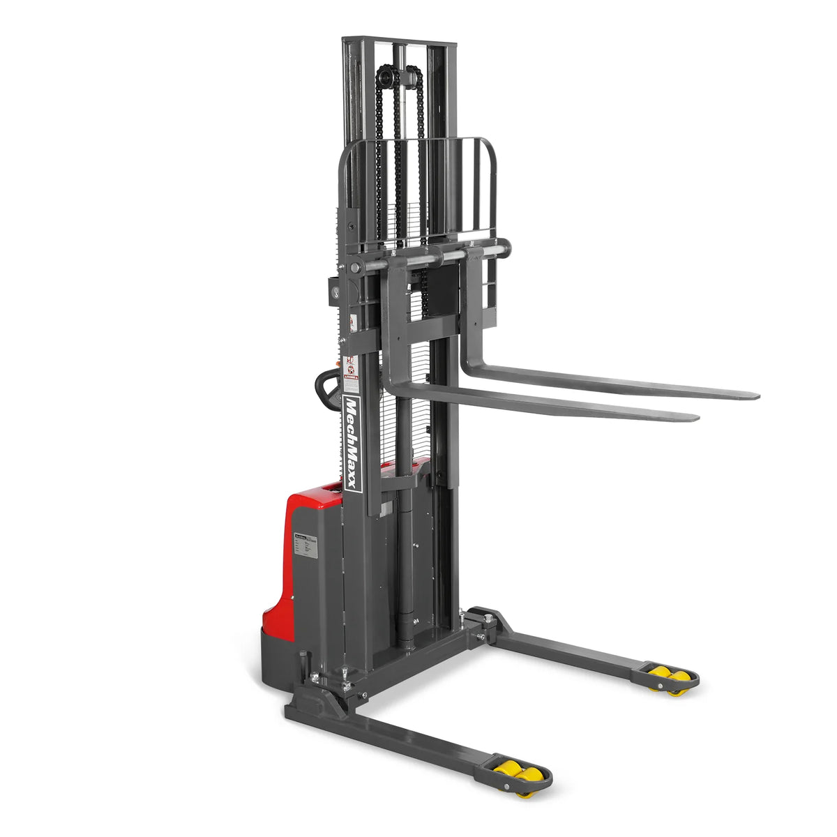 2640lbs Electric Straddle Stacker, 98" Lift, Adjustable Legs & Forks, F26-98SLA - view 29