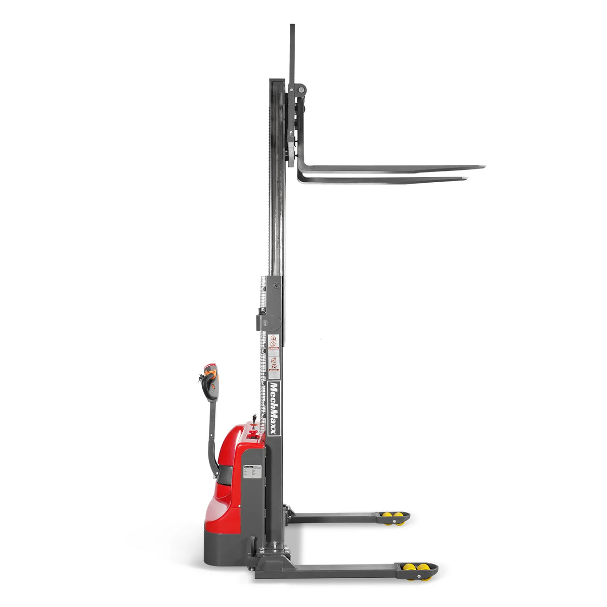 2640lbs Electric Straddle Stacker, 98" Lift, Adjustable Legs & Forks, F26-98SLA - view 32