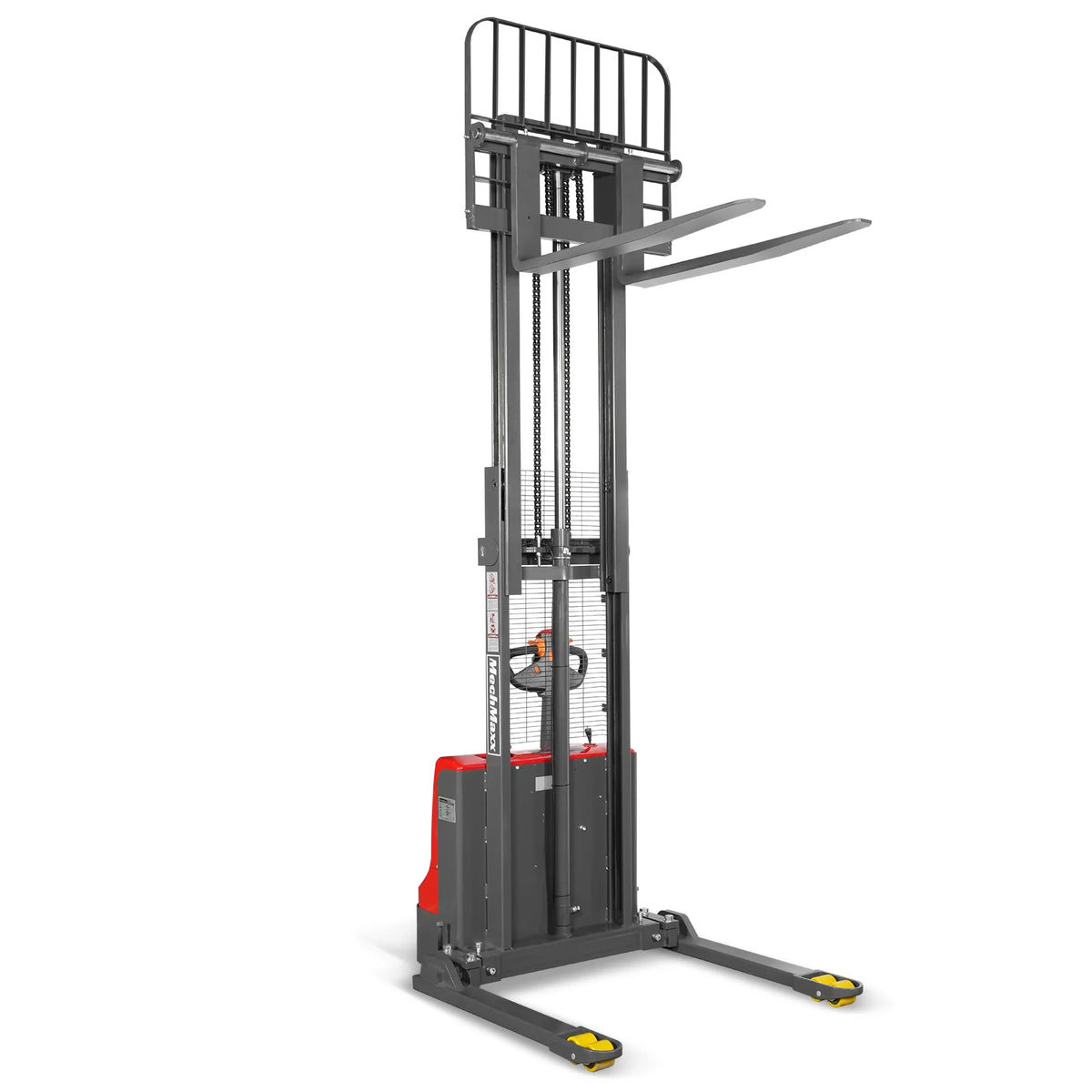 2640lbs Electric Straddle Stacker, 98" Lift, Adjustable Legs & Forks, F26-98SLA - view 33