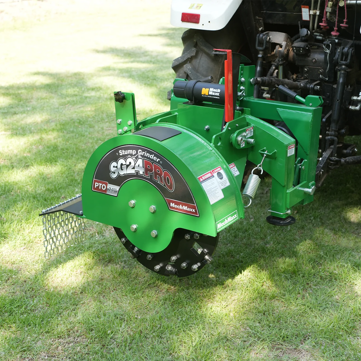3-Point PTO Stump Grinder with 34 Carbide Teeth, PTO Shaft with Slip Clutch, for 15-45 HP Tractor, SG24PRO - view 4