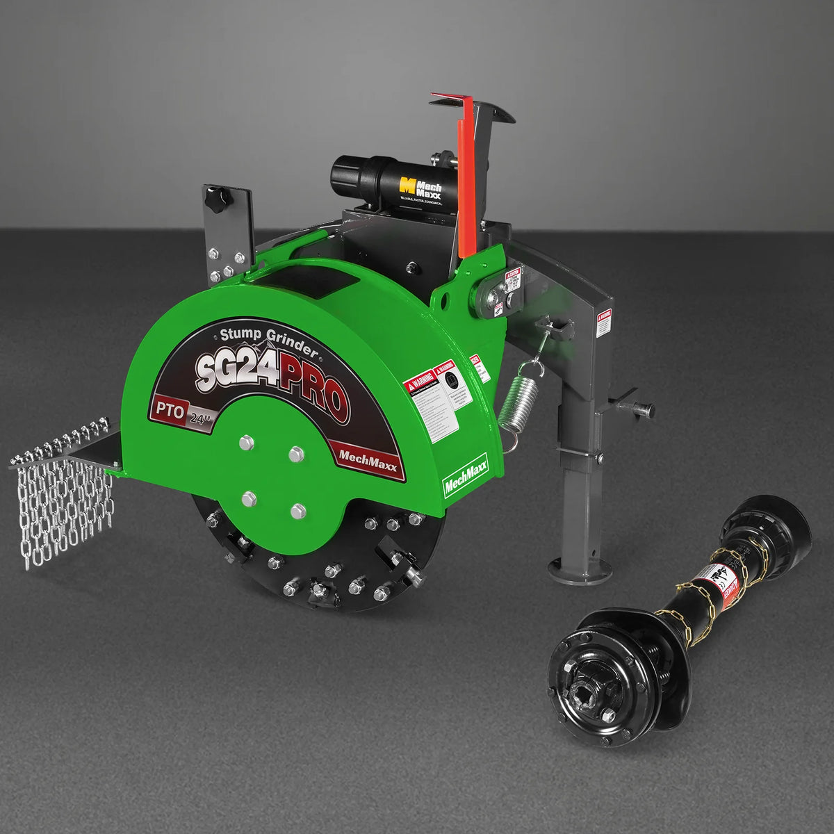 3-Point PTO Stump Grinder with 34 Carbide Teeth, PTO Shaft with Slip Clutch, for 15-45 HP Tractor, SG24PRO - view 39