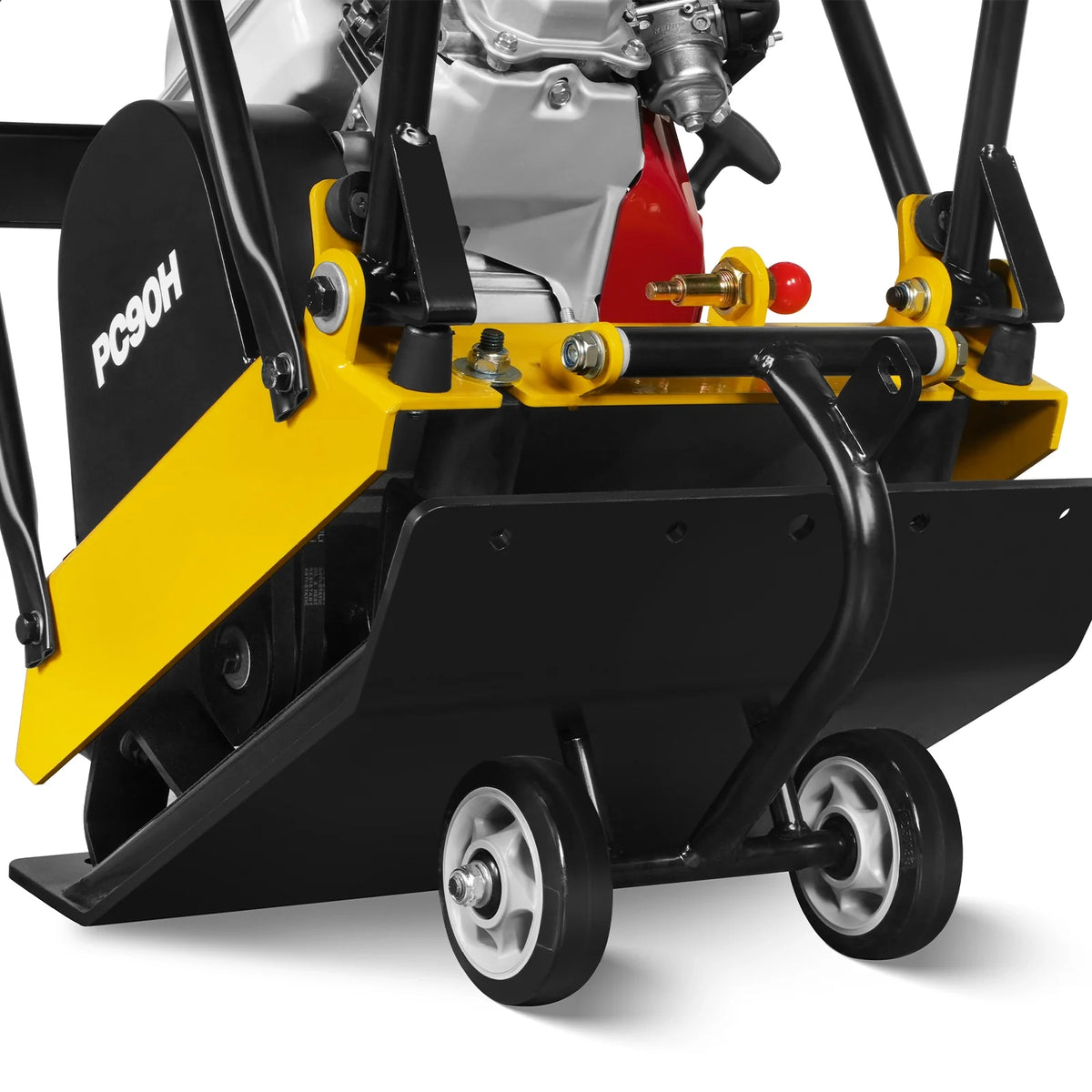 Honda GX160 Vibratory Plate Compactor with Wheel Kit, 3600 lb Centrifugal Force for Soil, Gravel, Asphalt and  - view 14