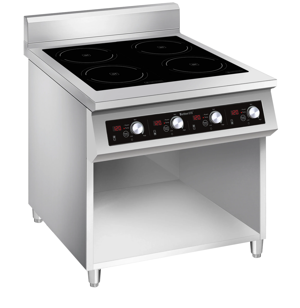 CAEL EW5/5G4-H9-W1 Free-Standing Induction Cooker – 4 Zones, 20,000 W