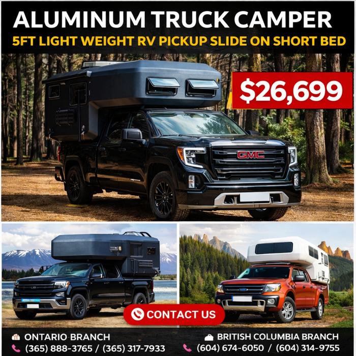 CAEL Remorque camping-car pour pick-up – versions Standard et Premium