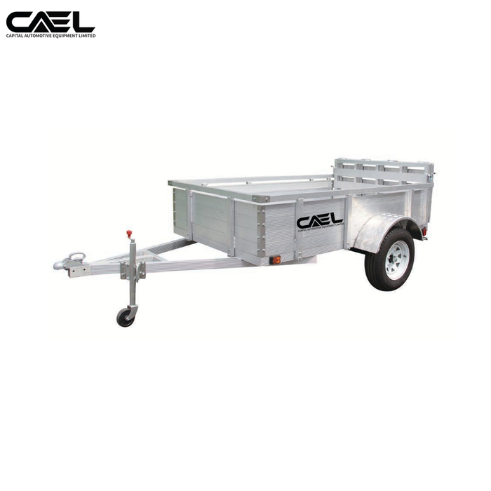 Remorque utilitaire en aluminium CAEL – modèles 8×5, 10×5, 10×6 et 12×6