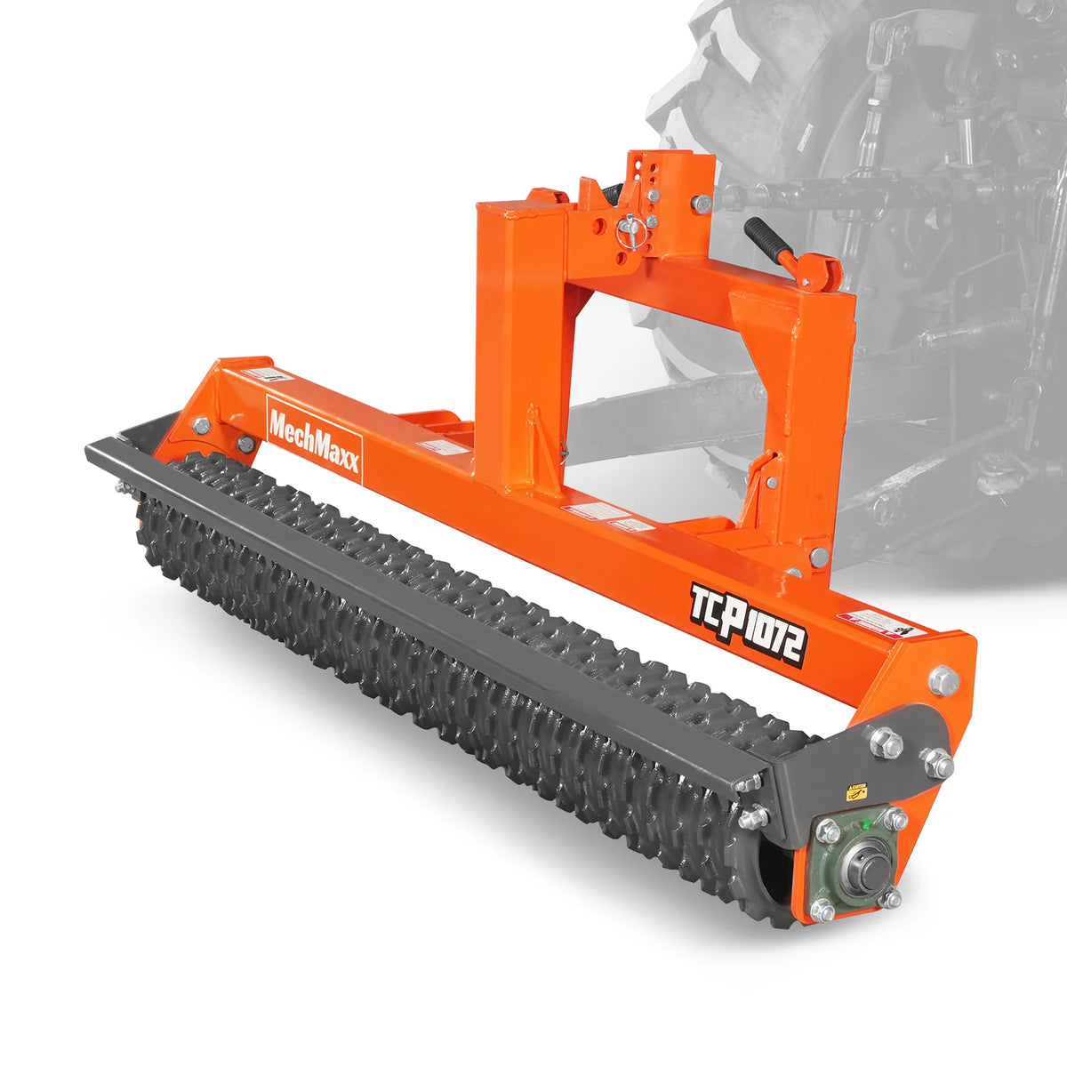 72" Cultipacker with 32 Ductile Iron Wheels, Scraper Bar Included, Category 1 and 2, 3 Point Hitch Tractor Att - view 15