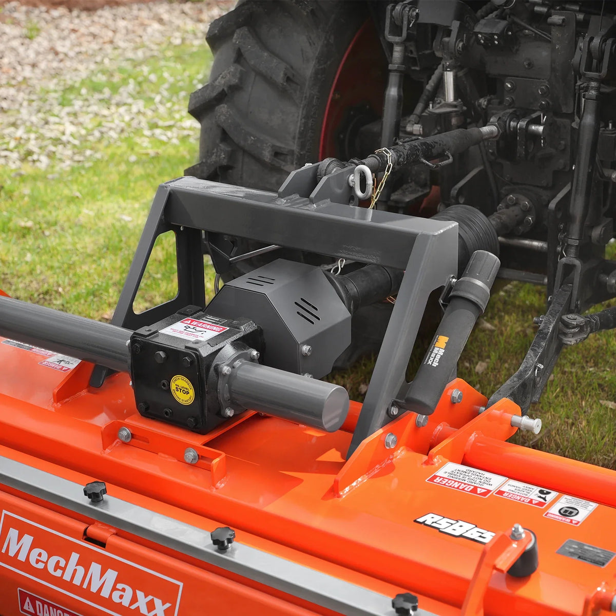 65 in Stone Burier Reverse Rotary Tiller, 3 Point Hitch Cat.1, Chain Drive, PTO Shaft Included with Slip Clutc - view 11