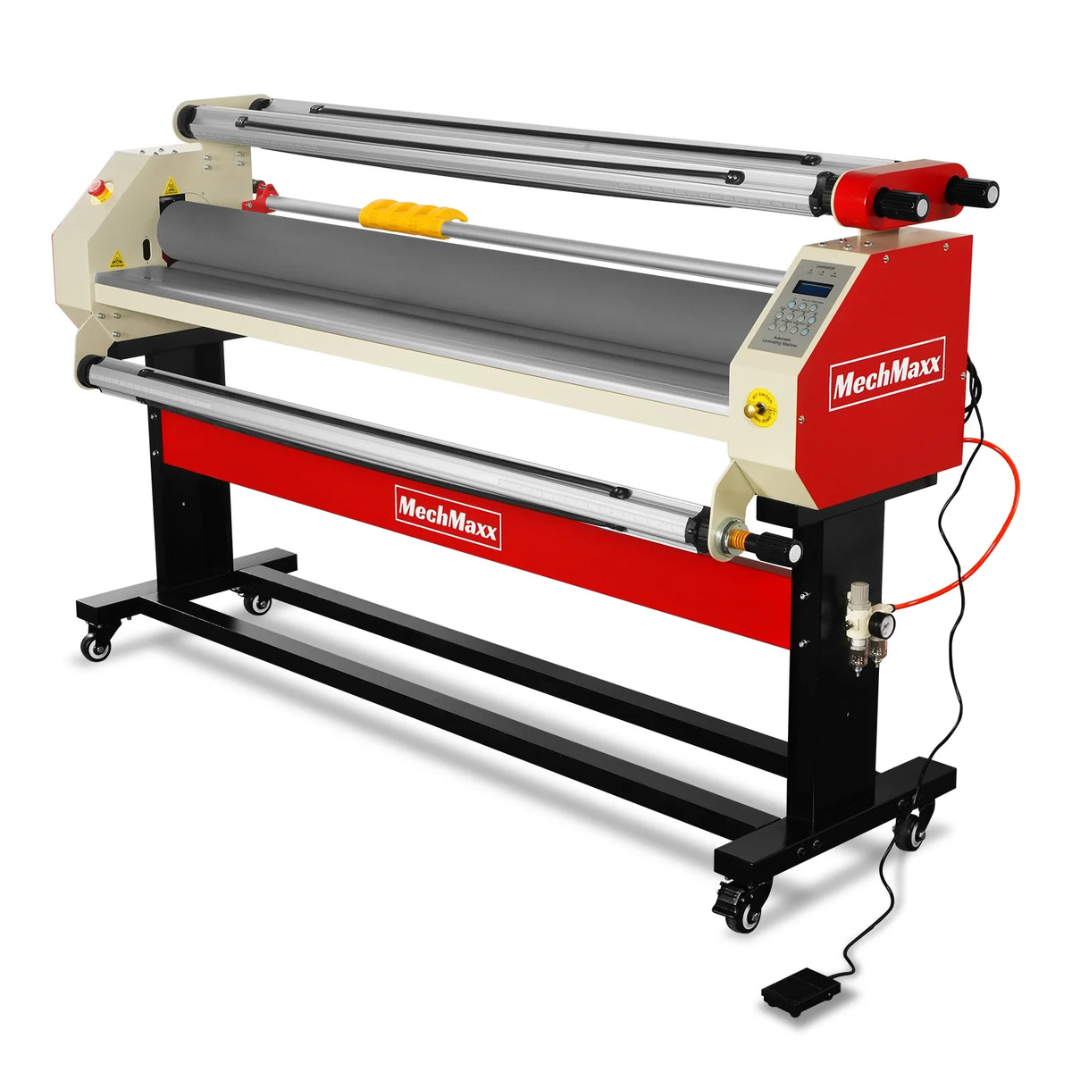 65 in Wide Format Pneumatic Laminator, 4 Trimmers, 40 ft/min, Infrared Heating, 1700-B2RED (Air Compressor Not