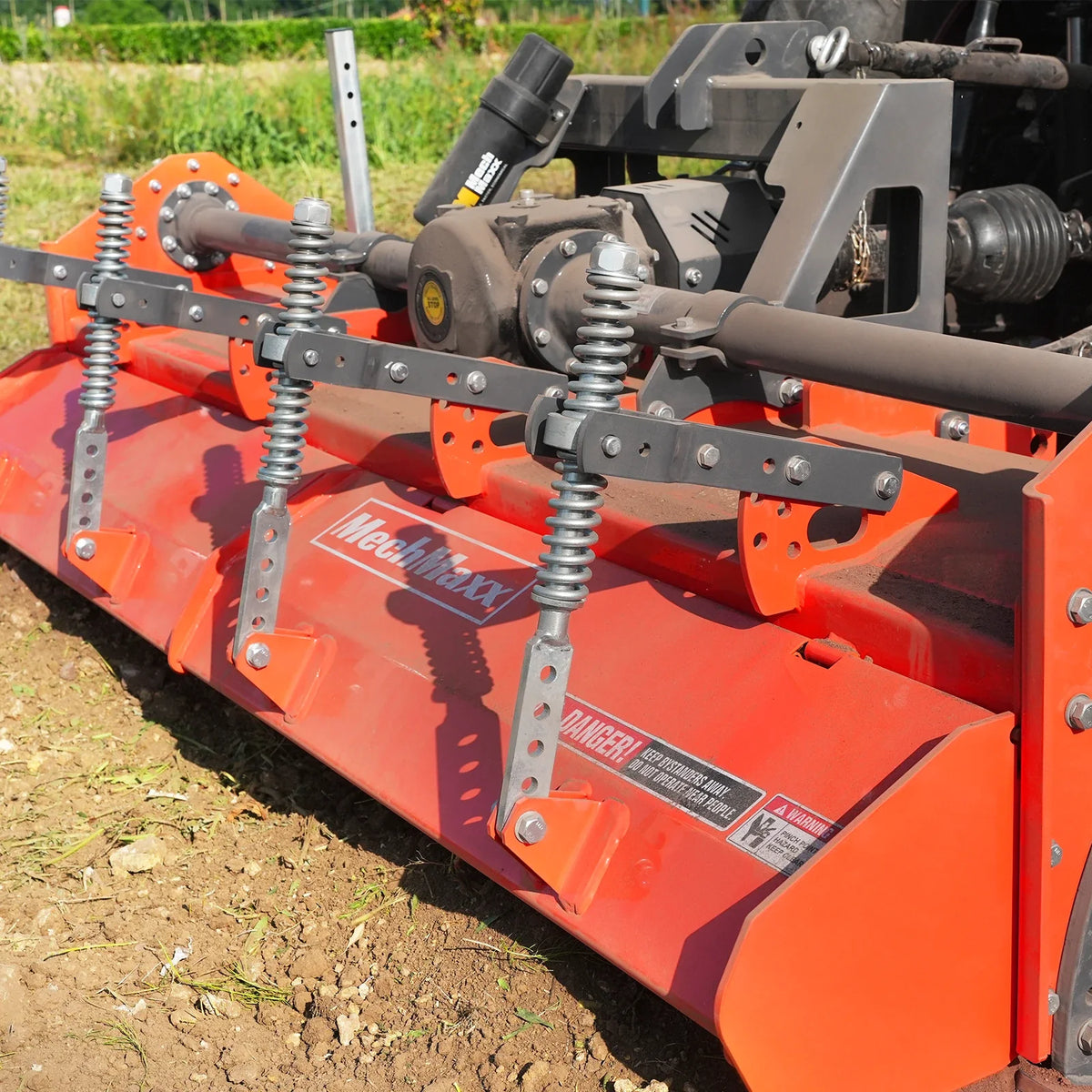 90 in Heavy Duty Rotary Tiller, 3 Point Hitch Cat.2, Gear Drive, PTO Shaft Included with Slip Clutch, 50-90 HP - view 6