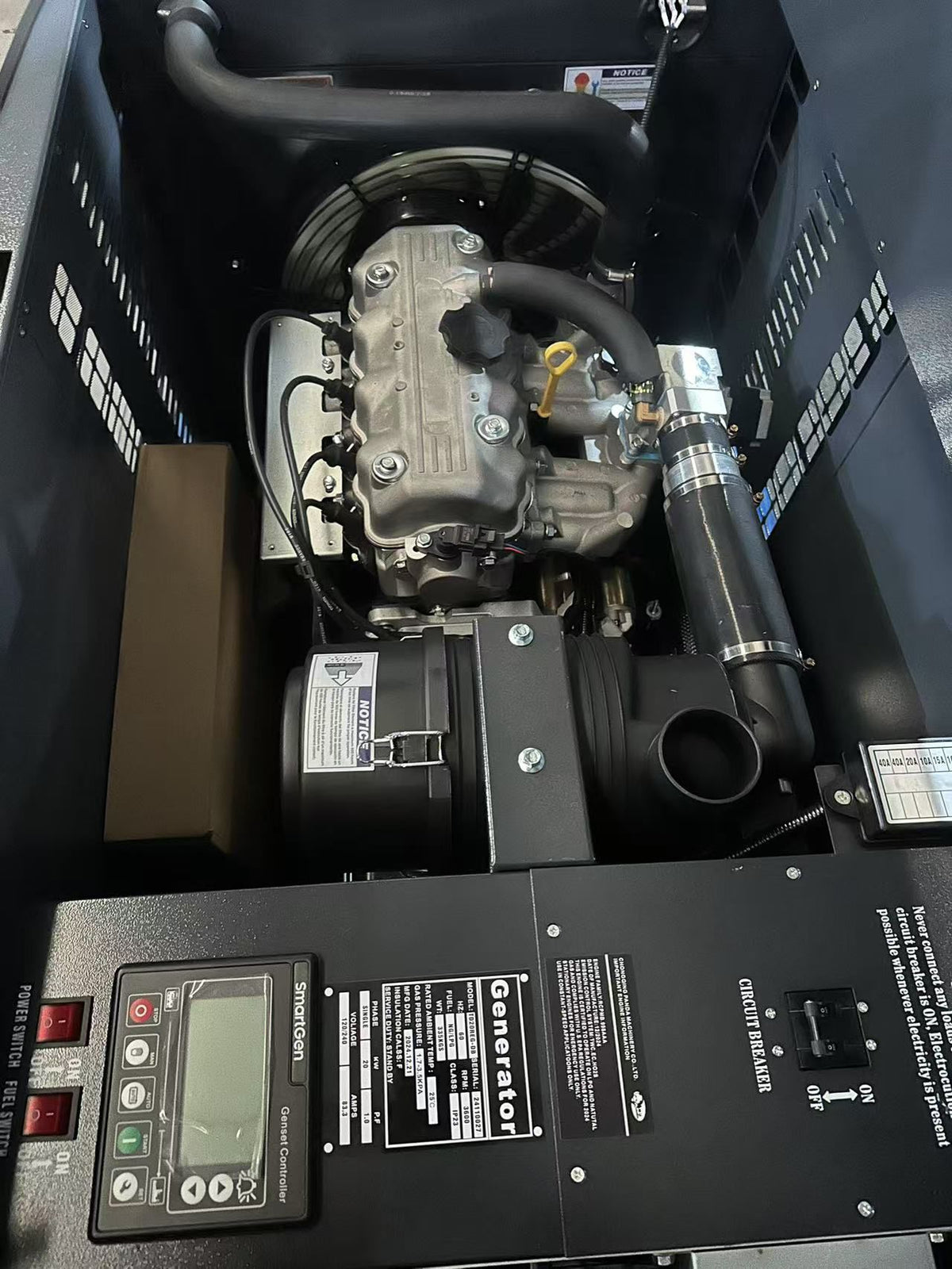 CAEL GG-20KW Liquid-Cooled NG/LPG Standby Gas Generator – 20 kW