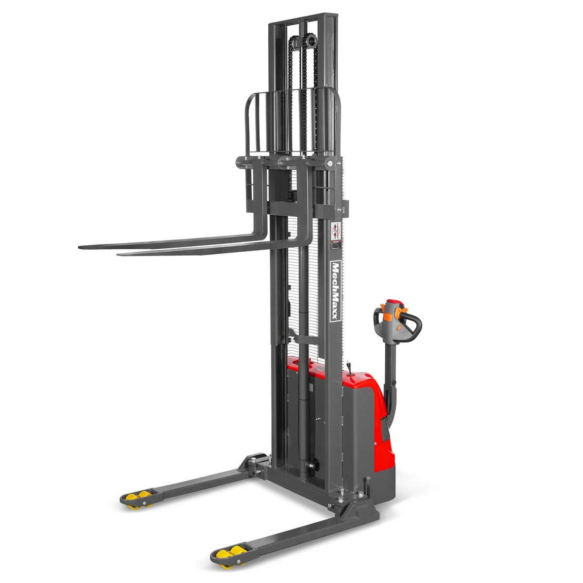 2640lbs Electric Straddle Stacker, 118" Lift, Adjustable Legs & Forks, F26-118SLA - view 30