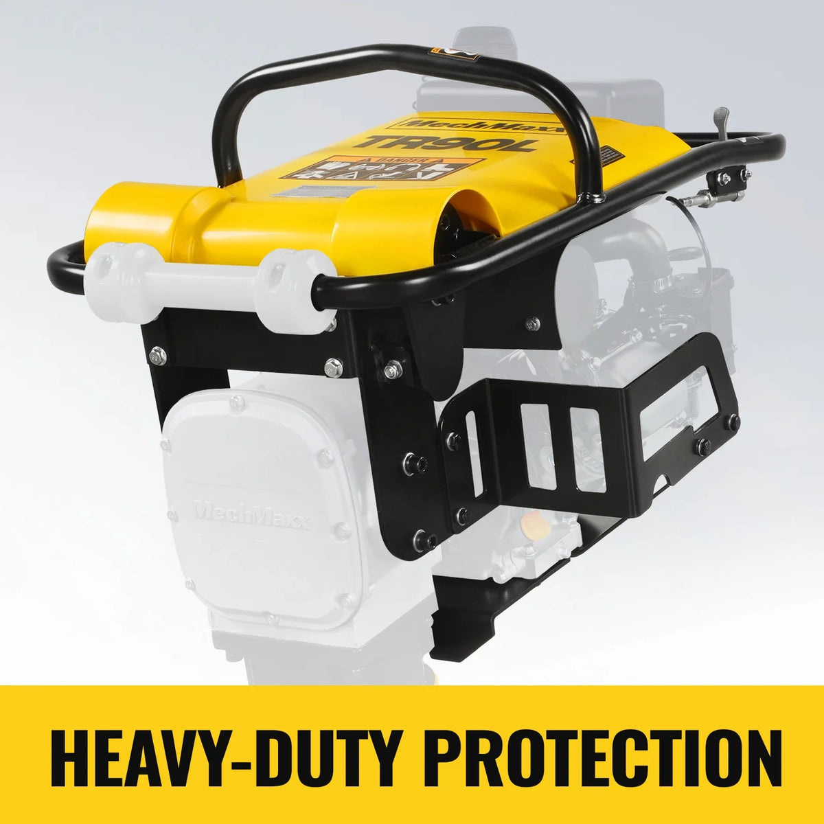 6.5 HP Tamping Rammer with Wheel Kit, 2700 lb Impact Force Jumping Jack Tamper Compactor for Soil, Gravel, Bac - view 7