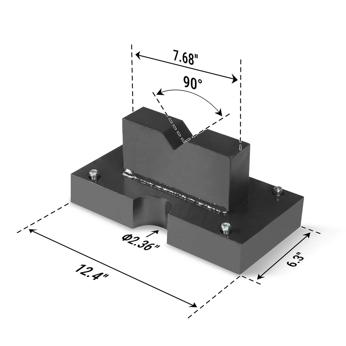 Press Plates for 100T Shop Press (for SKU: 200065, 200066) - 1 Pack / 2 Pcs - view 2