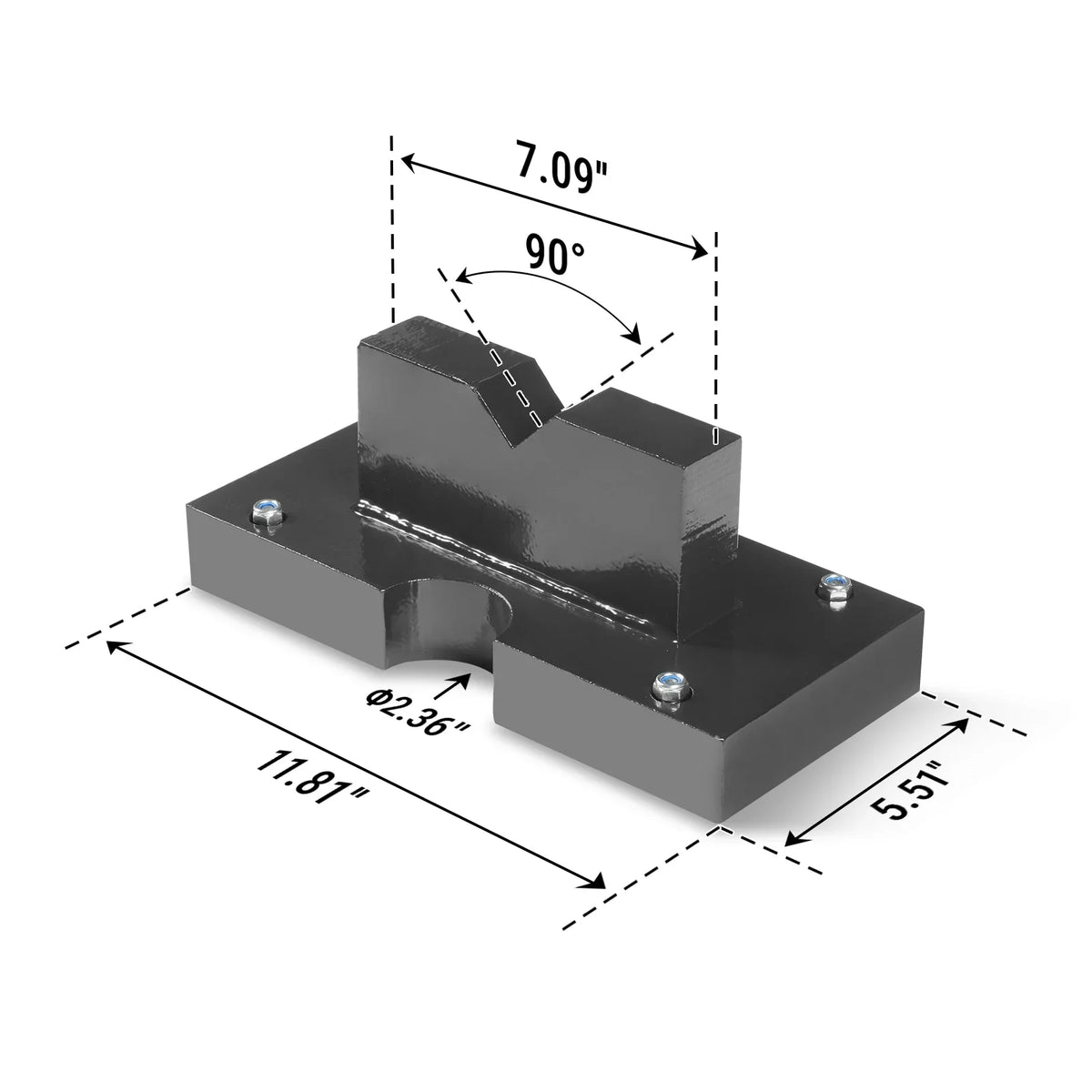 Press Plates for 75T Shop Press (for SKU: 200063, 200064) - 1 Pack / 2 Pcs - view 2