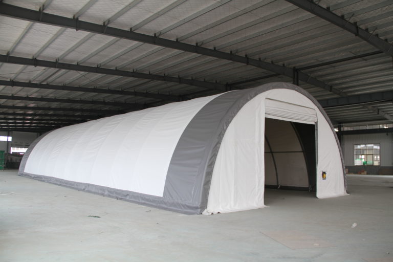 Lagerunterstand Rundbogen, Einfachbogen – 30 × 85 ft, 15 ft hoch