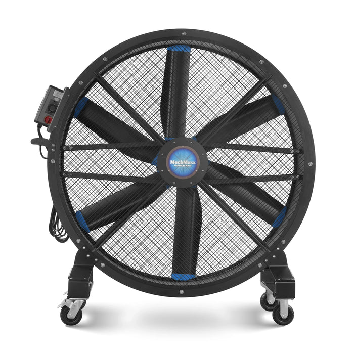 59 in Portable Industrial Fan with Variable High-Efficiency PMSM Motor, Mobile High Volume Floor Fan, MF-59
