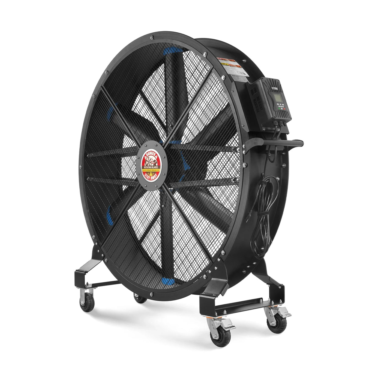 59 in Portable Industrial Fan with Variable High-Efficiency PMSM Motor, Mobile High Volume Floor Fan, MF-59 - view 21