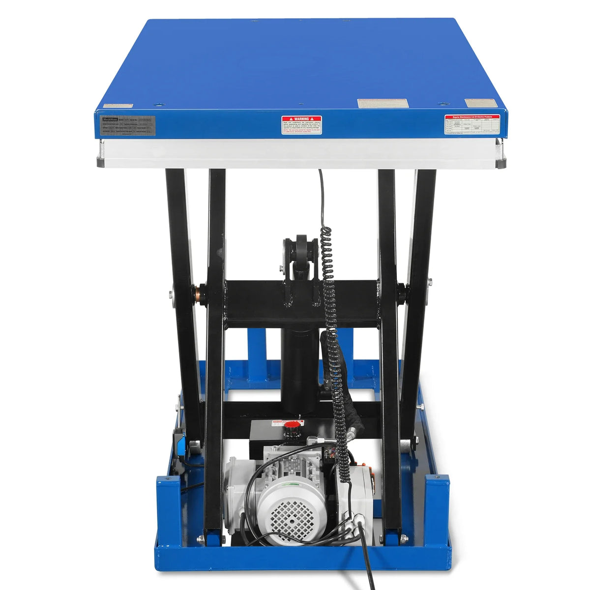 Wireless Remote Control Electric Hydraulic Lift Table, 2200lb Capacity, 51.2" x 32.3" Platform, 42.1" Lift Hei - view 19