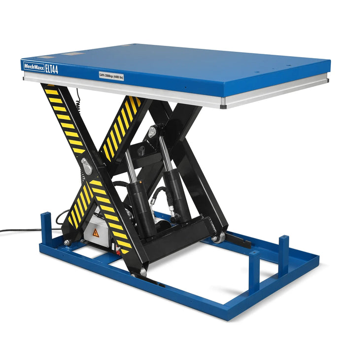 Table élévatrice électrohydraulique à télécommande sans fil, capacité 4400lb, plateau 51.2" x 33.5", hauteur de levage 41.5", ELT44