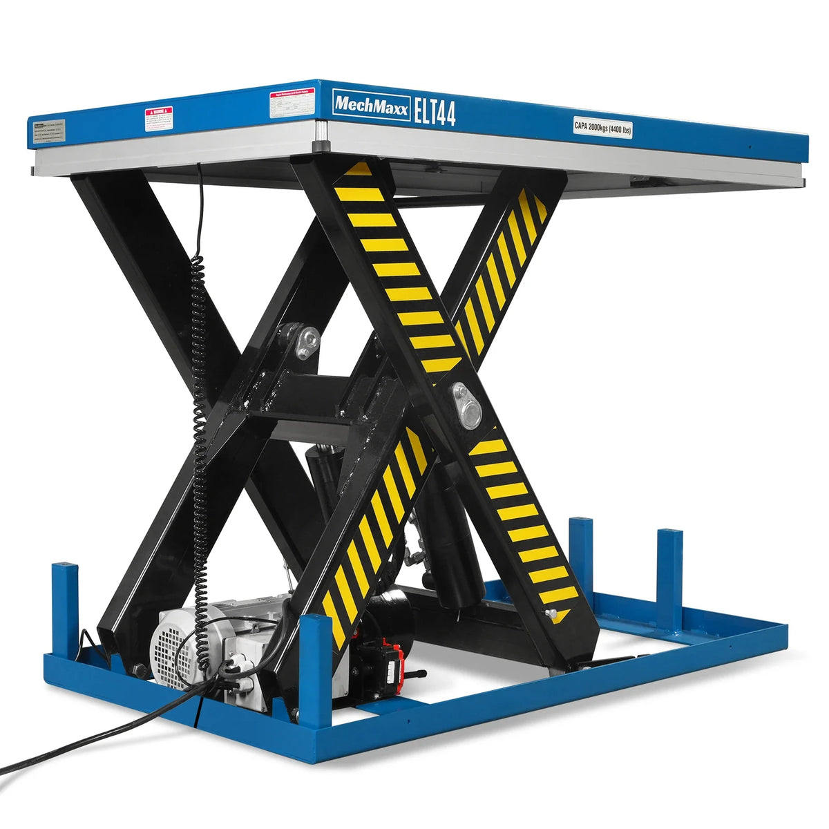 Wireless Remote Control Electric Hydraulic Lift Table, 4400lb Capacity, 51.2" x 33.5" Platform, 41.5" Lift Hei - view 10