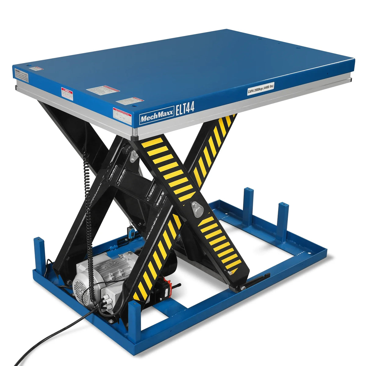 Wireless Remote Control Electric Hydraulic Lift Table, 4400lb Capacity, 51.2" x 33.5" Platform, 41.5" Lift Hei - view 22
