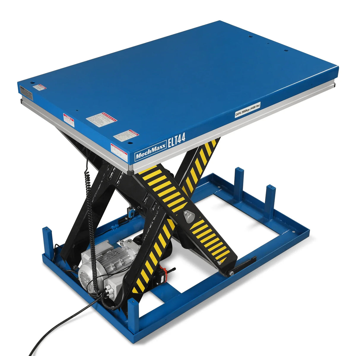 Wireless Remote Control Electric Hydraulic Lift Table, 4400lb Capacity, 51.2" x 33.5" Platform, 41.5" Lift Hei - view 20