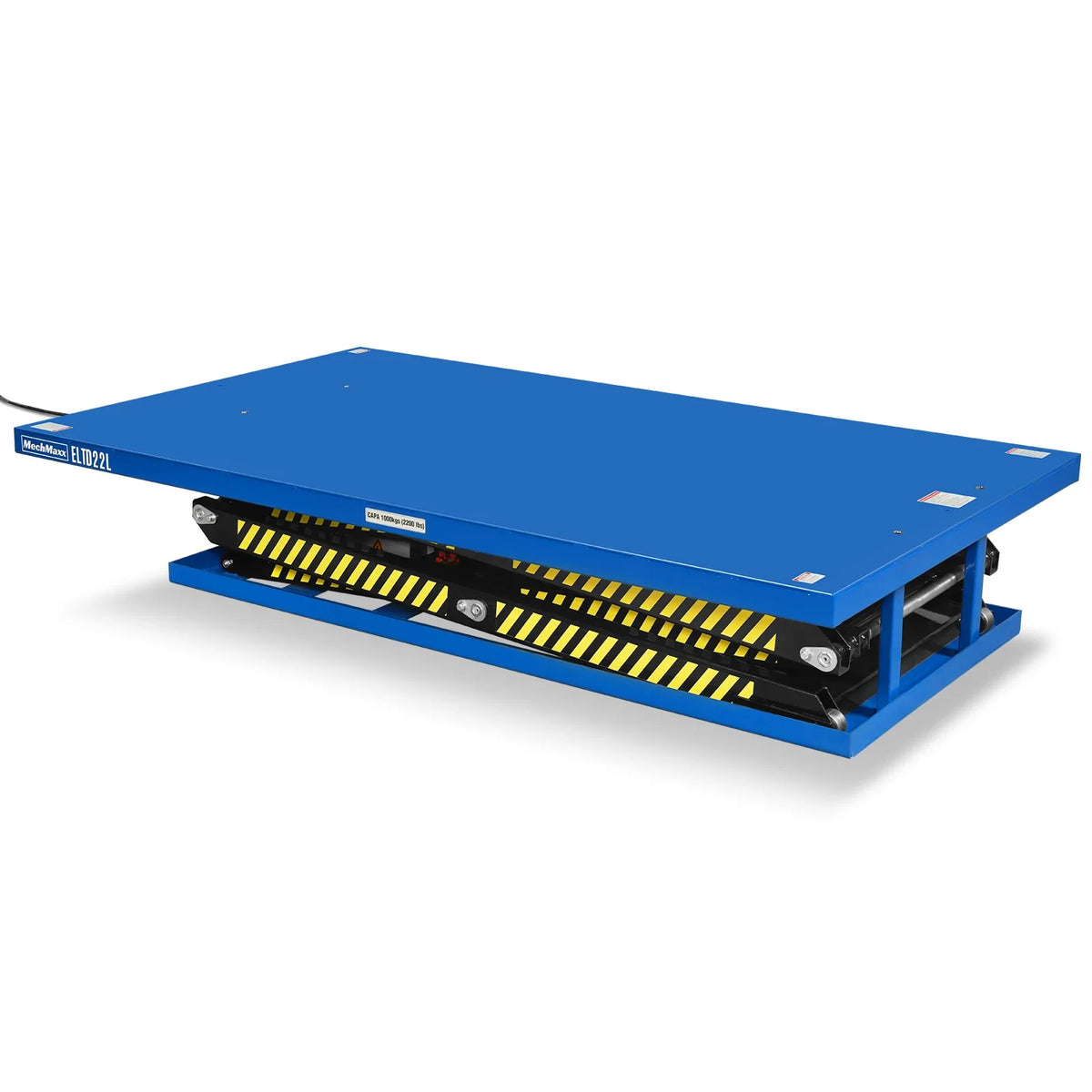 Wireless Remote Control Double Scissor Electric Hydraulic Lift Table, 2200lb Capacity, 86.6" x 51.2" Large Pla - view 15
