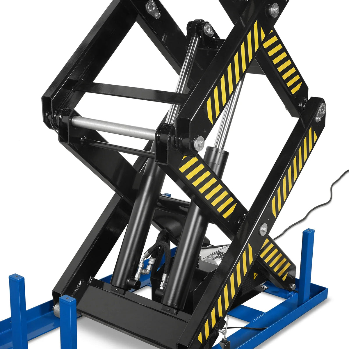 Wireless Remote Control Double Scissor Electric Hydraulic Lift Table, 4400lb Capacity, 51.2" x 33.5" Platform, - view 4