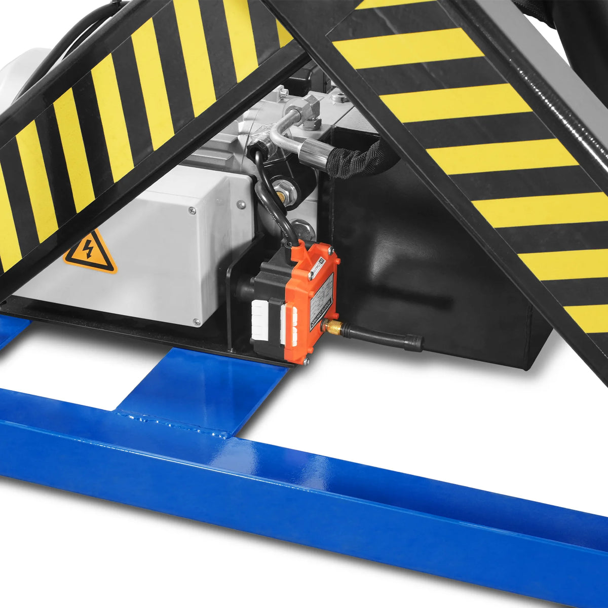 Wireless Remote Control Double Scissor Electric Hydraulic Lift Table, 4400lb Capacity, 63" x 39.4" Large Platf - view 6