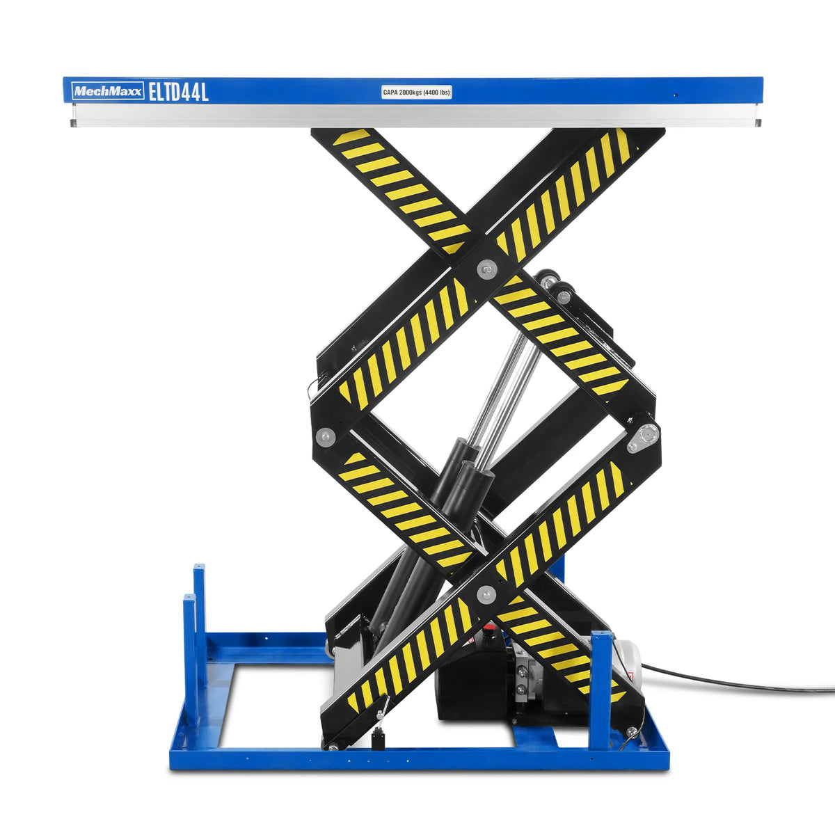 Wireless Remote Control Double Scissor Electric Hydraulic Lift Table, 4400lb Capacity, 63" x 39.4" Large Platf - view 16