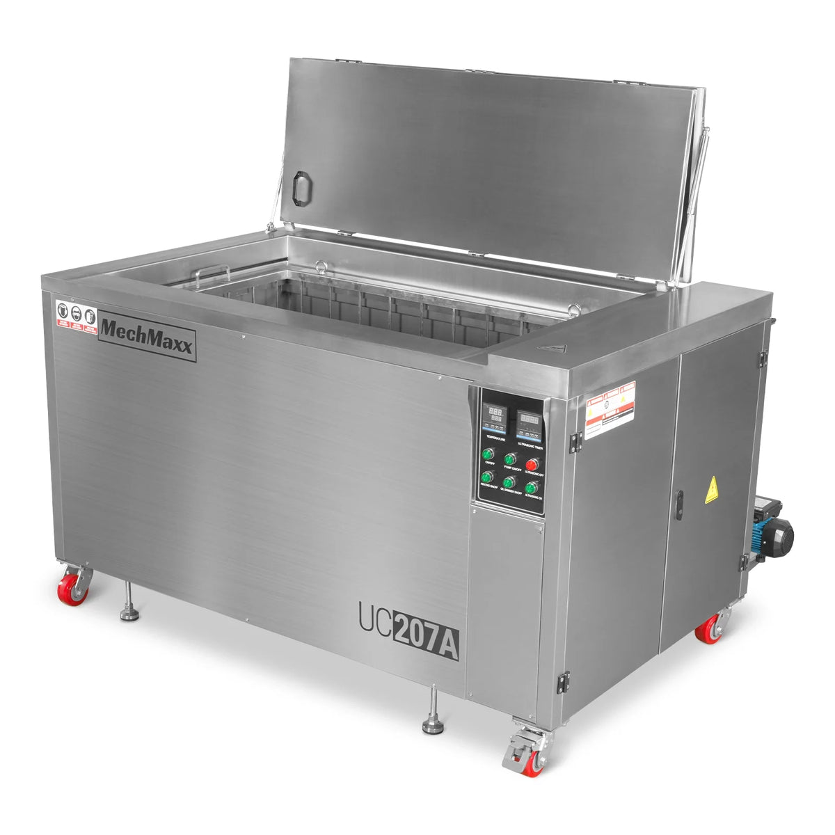 207 Gal / 785L Heavy Duty Industrial Ultrasonic Parts Washer, 28kHz 96 Transducers, Oil Skimmer, SS304 Tank, 2
