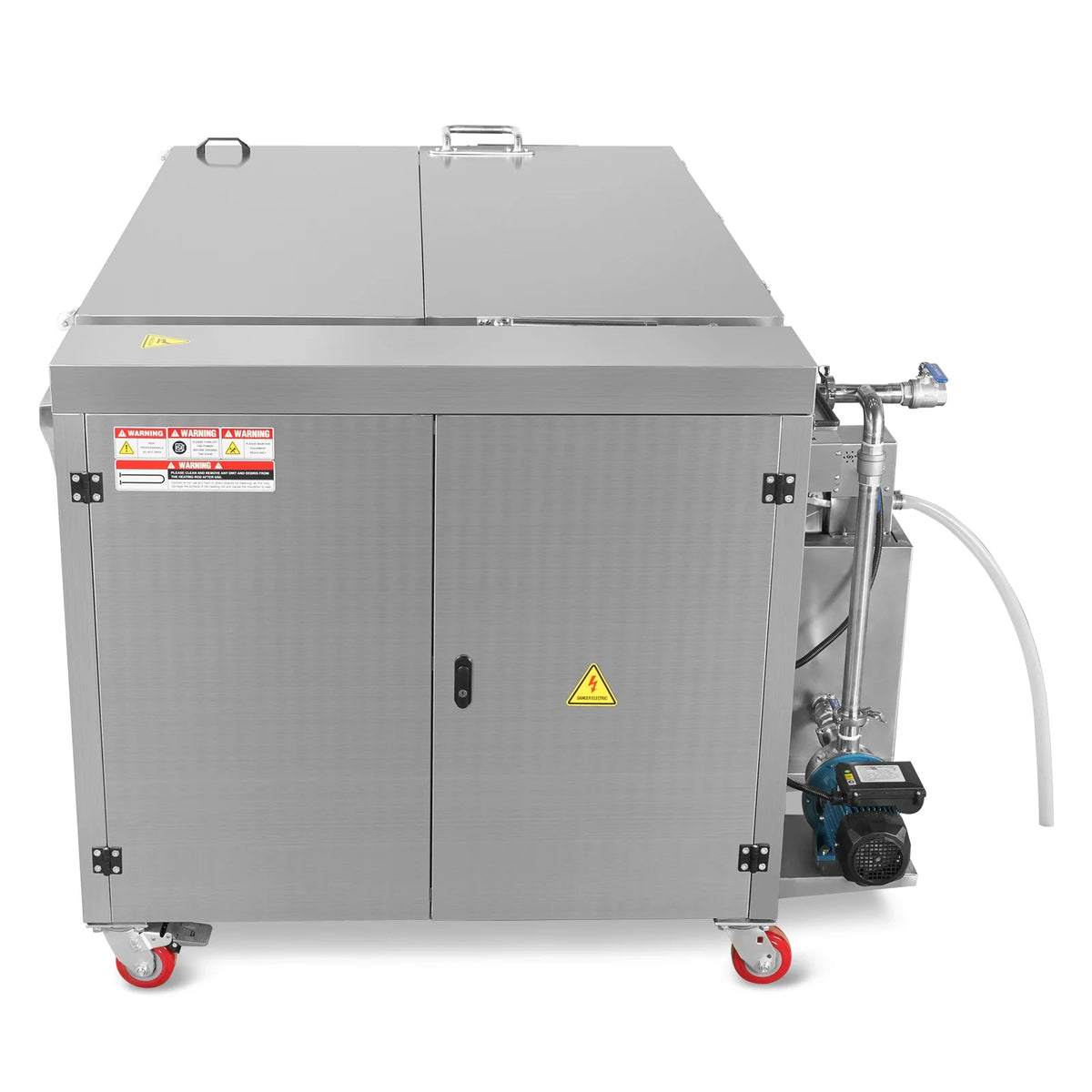 207 Gal / 785L Heavy Duty Industrial Ultrasonic Parts Washer, 28kHz 96 Transducers, Oil Skimmer, SS304 Tank, 2 - view 28