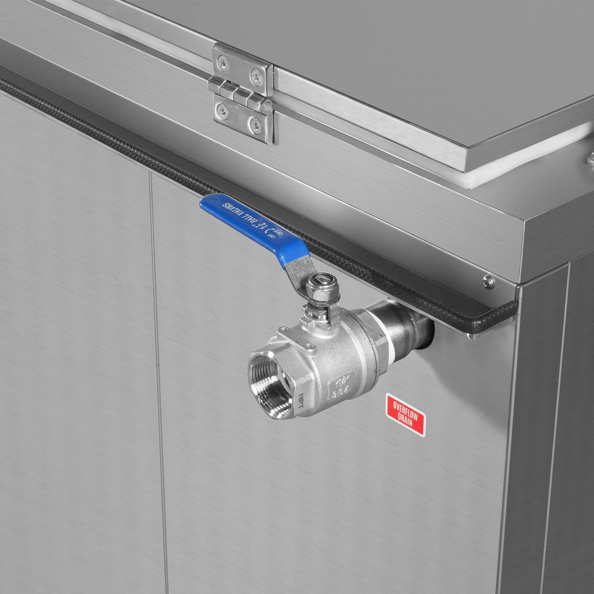 207 Gal / 785L Heavy Duty Industrial Ultrasonic Parts Washer, 28kHz 96 Transducers, SS304 Tank, 22kW Heater, 2 - view 16