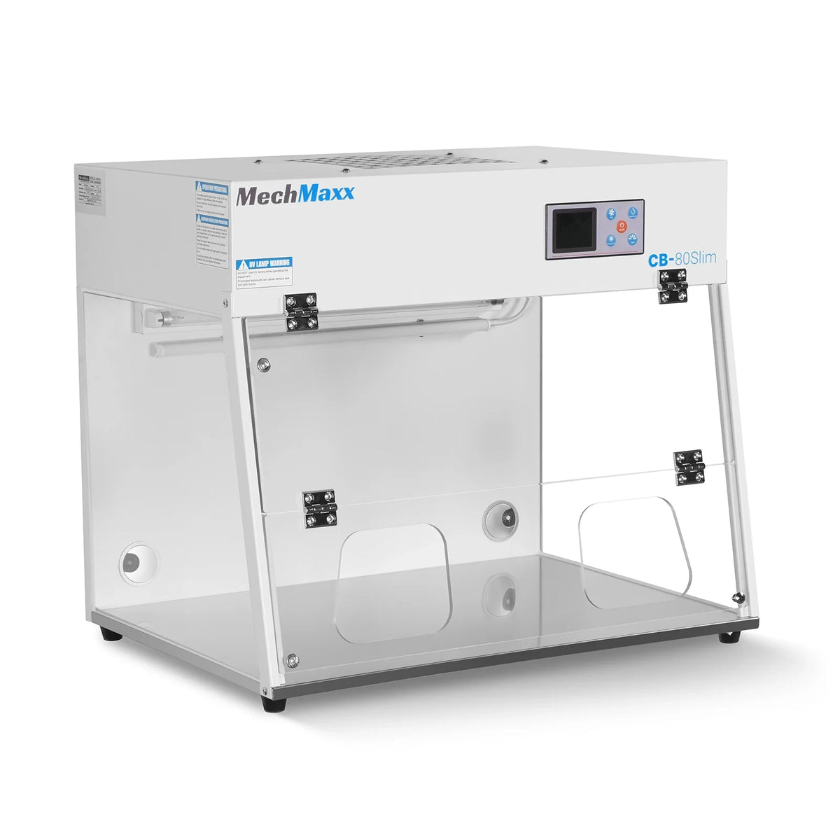 31.9" Wide CB-80Slim Desktop Vertical Laminar Flow Clean Bench with HEPA Filtration & UV Sterilization | ISO C